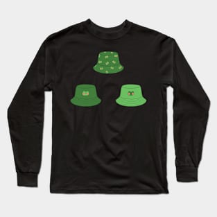 Frog bucket hat set Long Sleeve T-Shirt